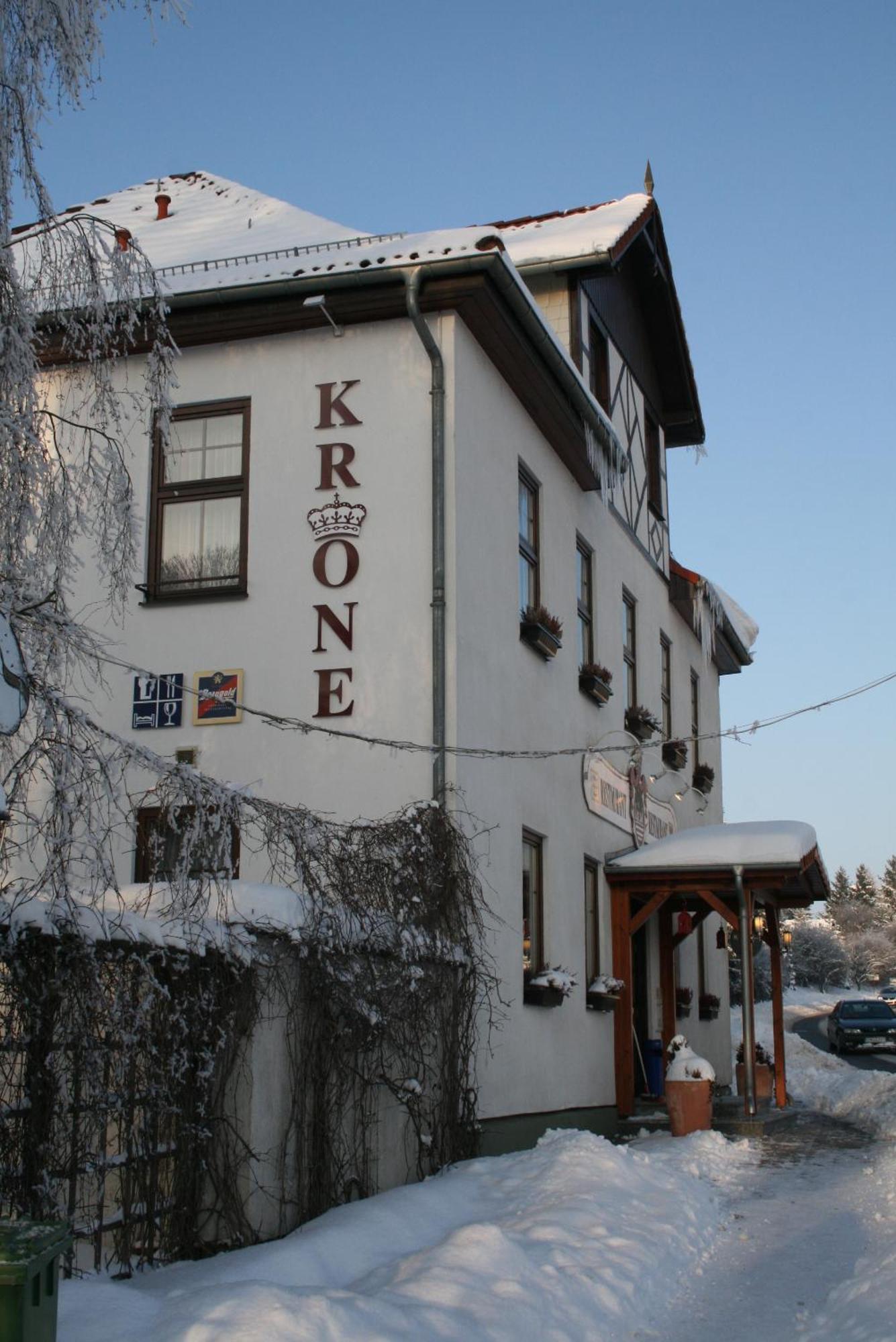 Landgasthof & Hotel Krone Eischleben Ichtershausen Dış mekan fotoğraf