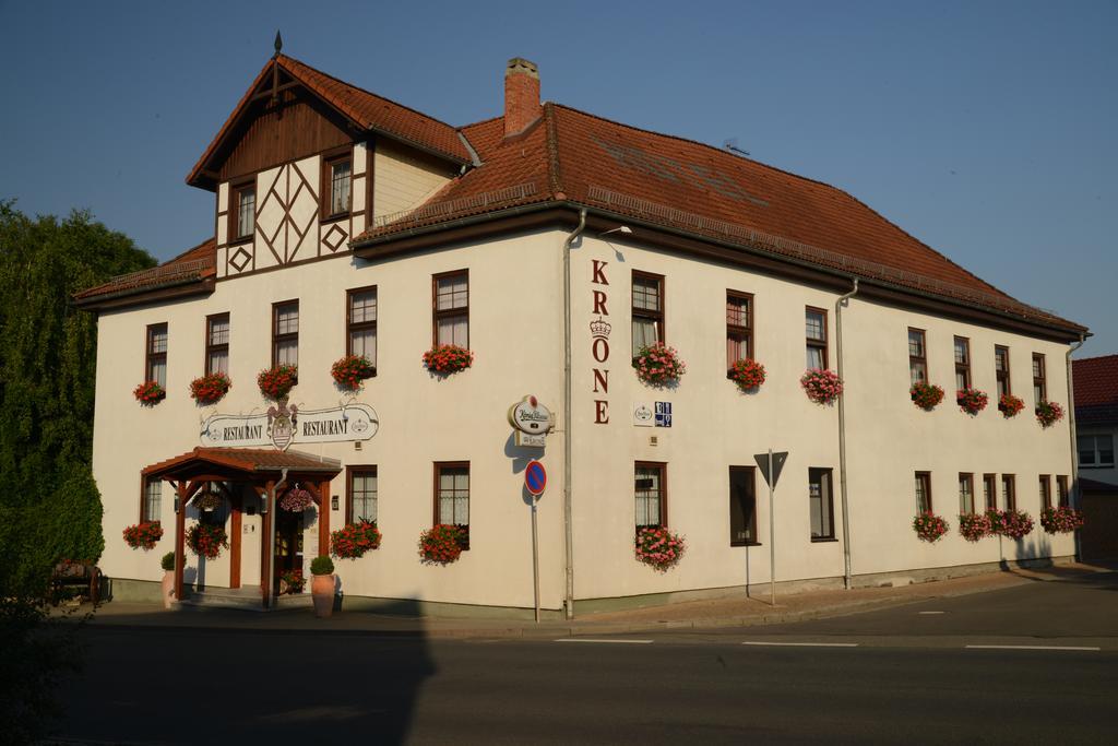 Landgasthof & Hotel Krone Eischleben Ichtershausen Dış mekan fotoğraf