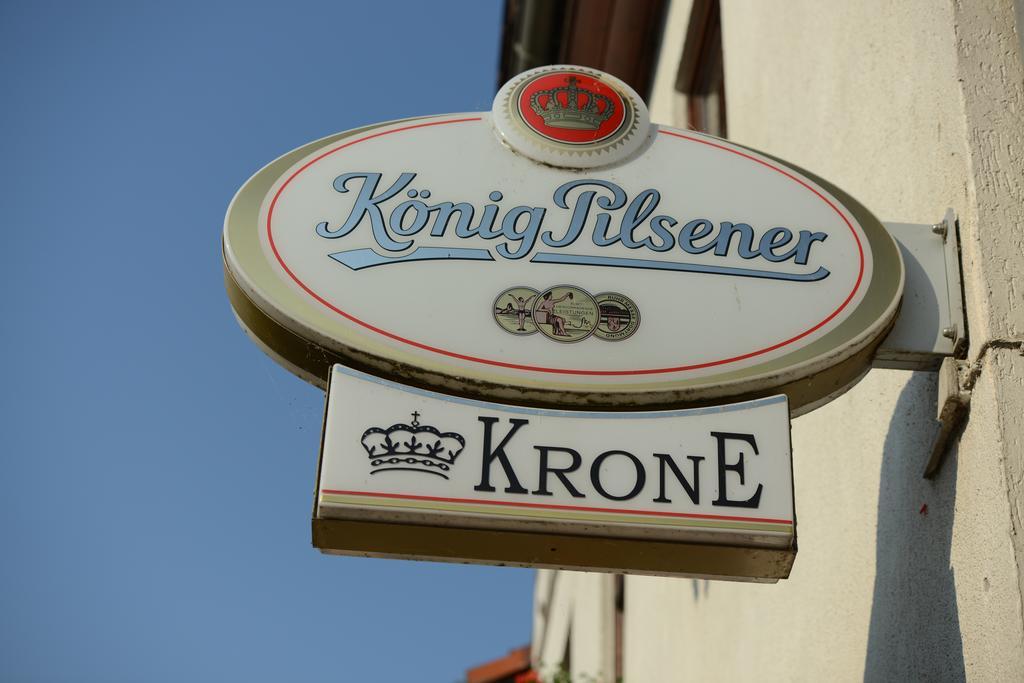 Landgasthof & Hotel Krone Eischleben Ichtershausen Dış mekan fotoğraf